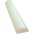 Fabrication Enterprises CanDo® White PE Foam Roller, Half-Round, 6" Dia. x 36"L 30-2110